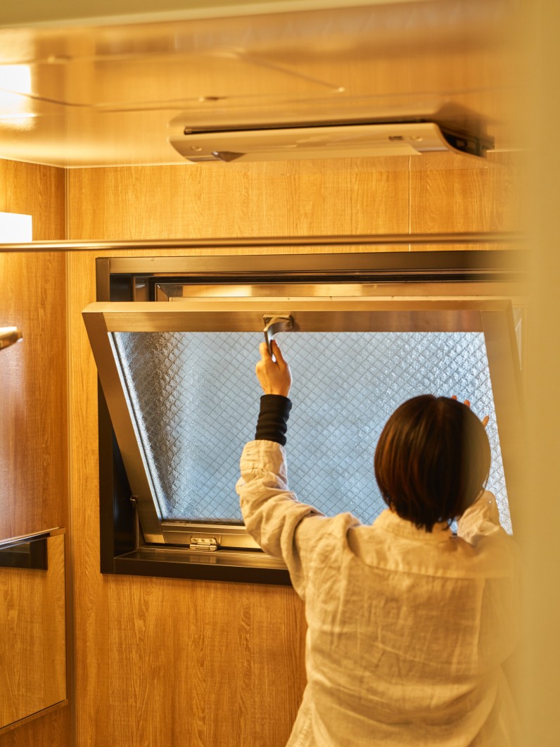 戸建てのような開放感
風が抜ける贅沢なバスルーム。