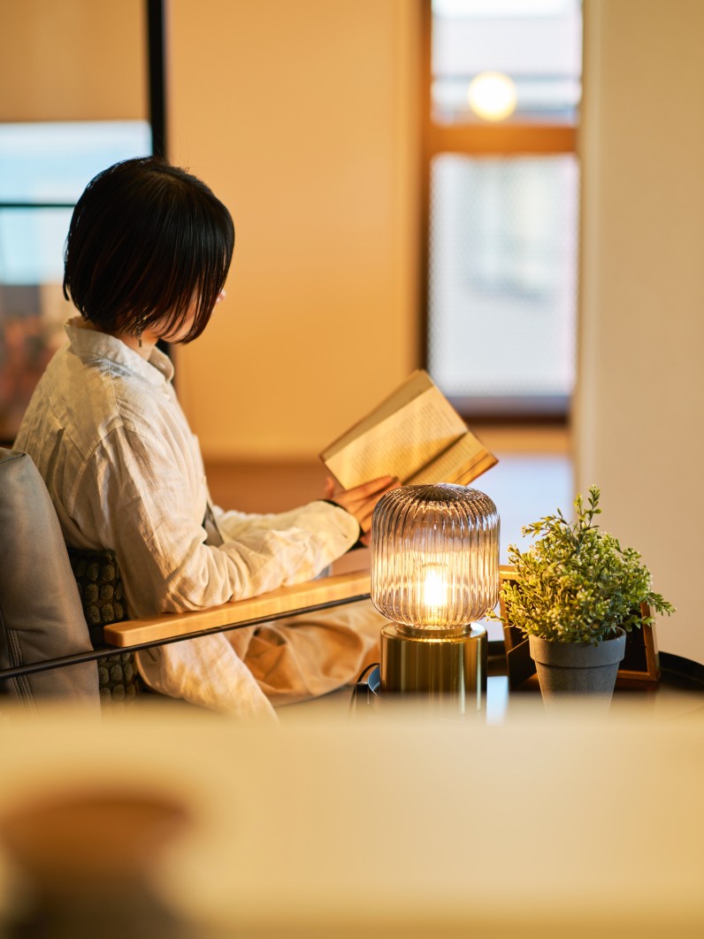 無垢の香りと、<br />
珈琲の余韻。<br />
時を重ねる愛着。