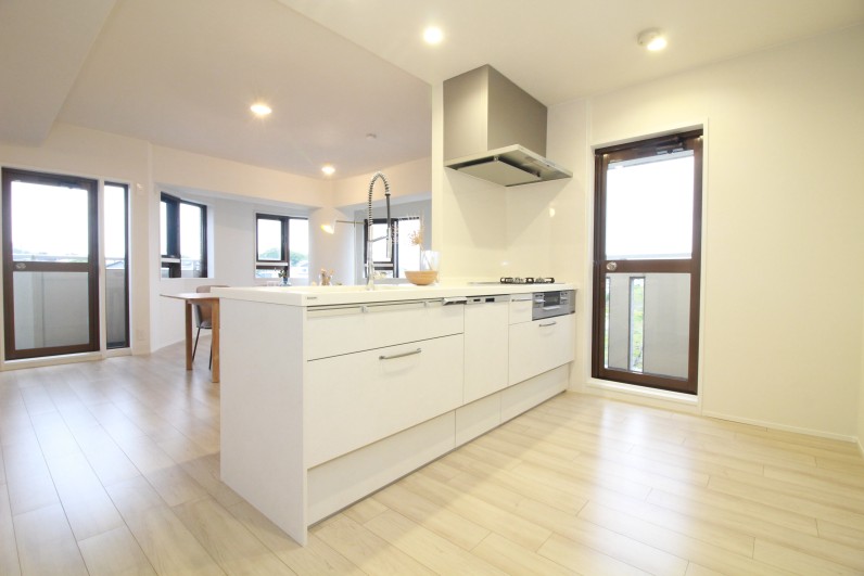 会話が弾むオープンキッチン