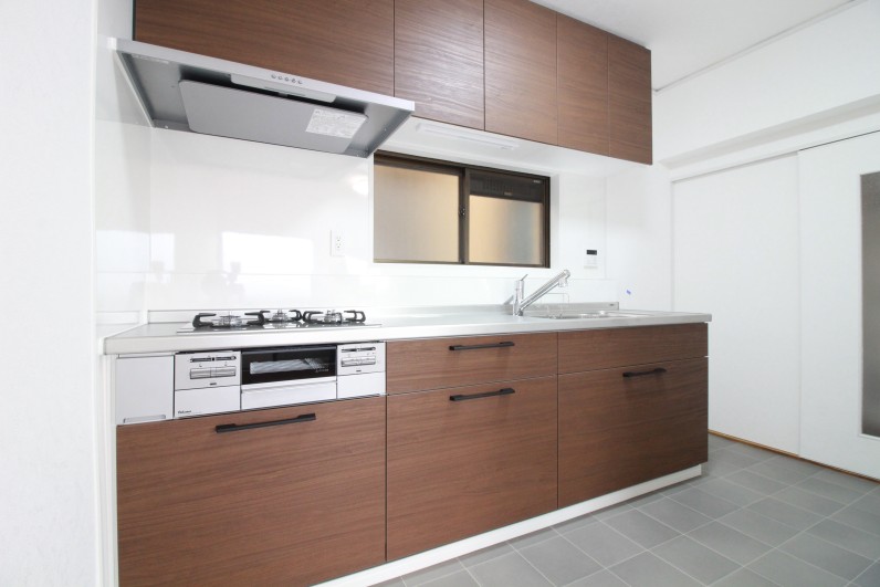 収納力のあるキッチン