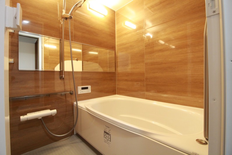 温もり続くバスルーム