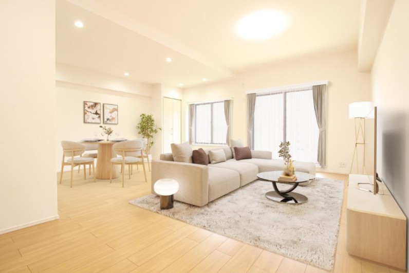 ナチュラルテイストの室内