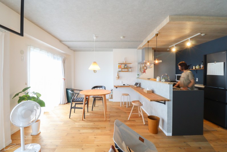 家具や小物にもH様のセンスの良さが光ります