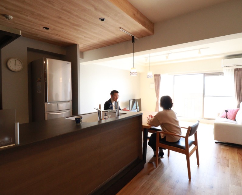 LDKでお話を聞かせていただきました。